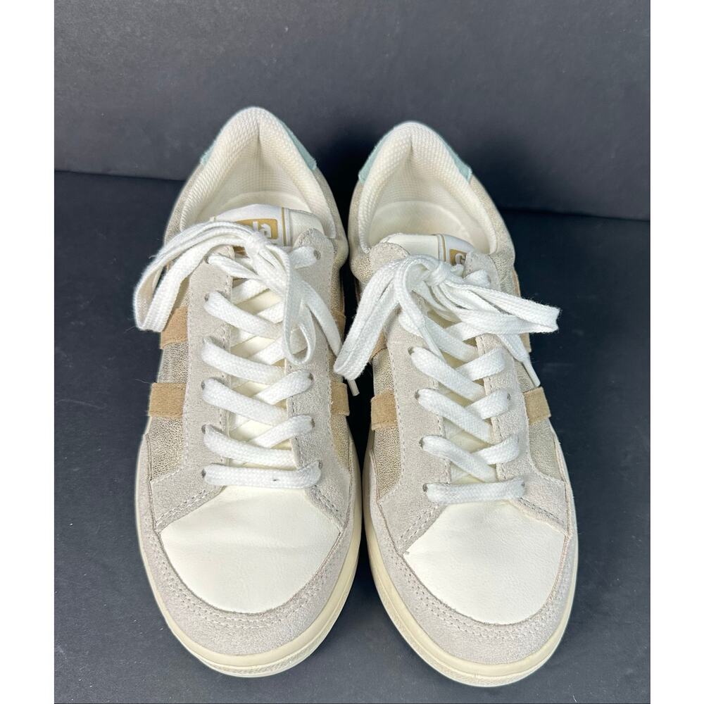 Gola Superslam Blaze Sneakers Womens Size 6.5 Gold Metallic Shimmer Shoes - Picture 2 of 10